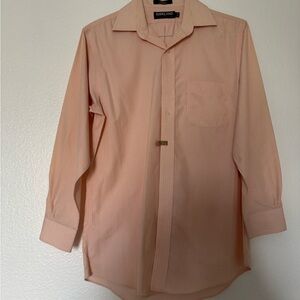 Men's Peach Dress Shirt